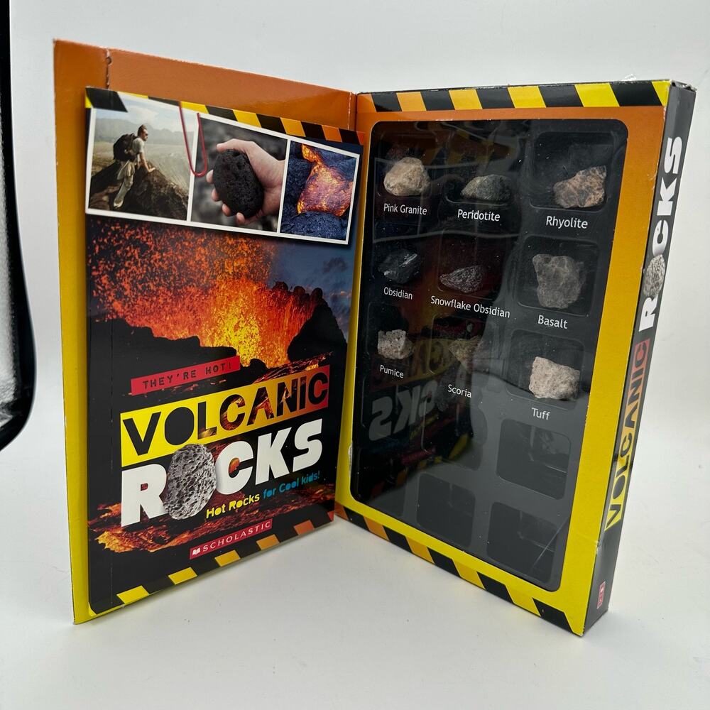 Scholastic Volcanic Rocks Book and Sample Rocks Set Ages 7+ - Picture 2 of 5